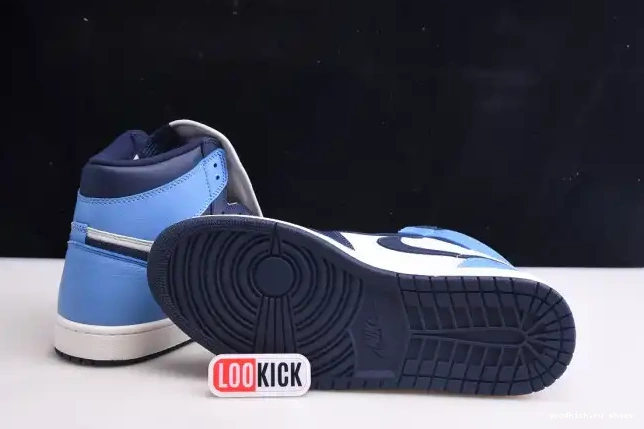1 Retro OG Obsidian Jordan 555088-140 Air High 0503